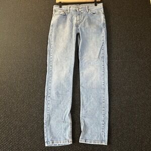 Levi's 511 Straight Leg Light Blue Slim Fit Denim Casual Jeans Men's Size‎ 30X32